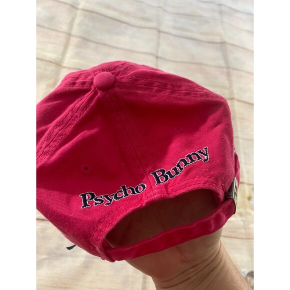 Psycho Bunny Outdoors Women's Pink/Fuchsia Baseball Cap - OS - Picture 2 of 7